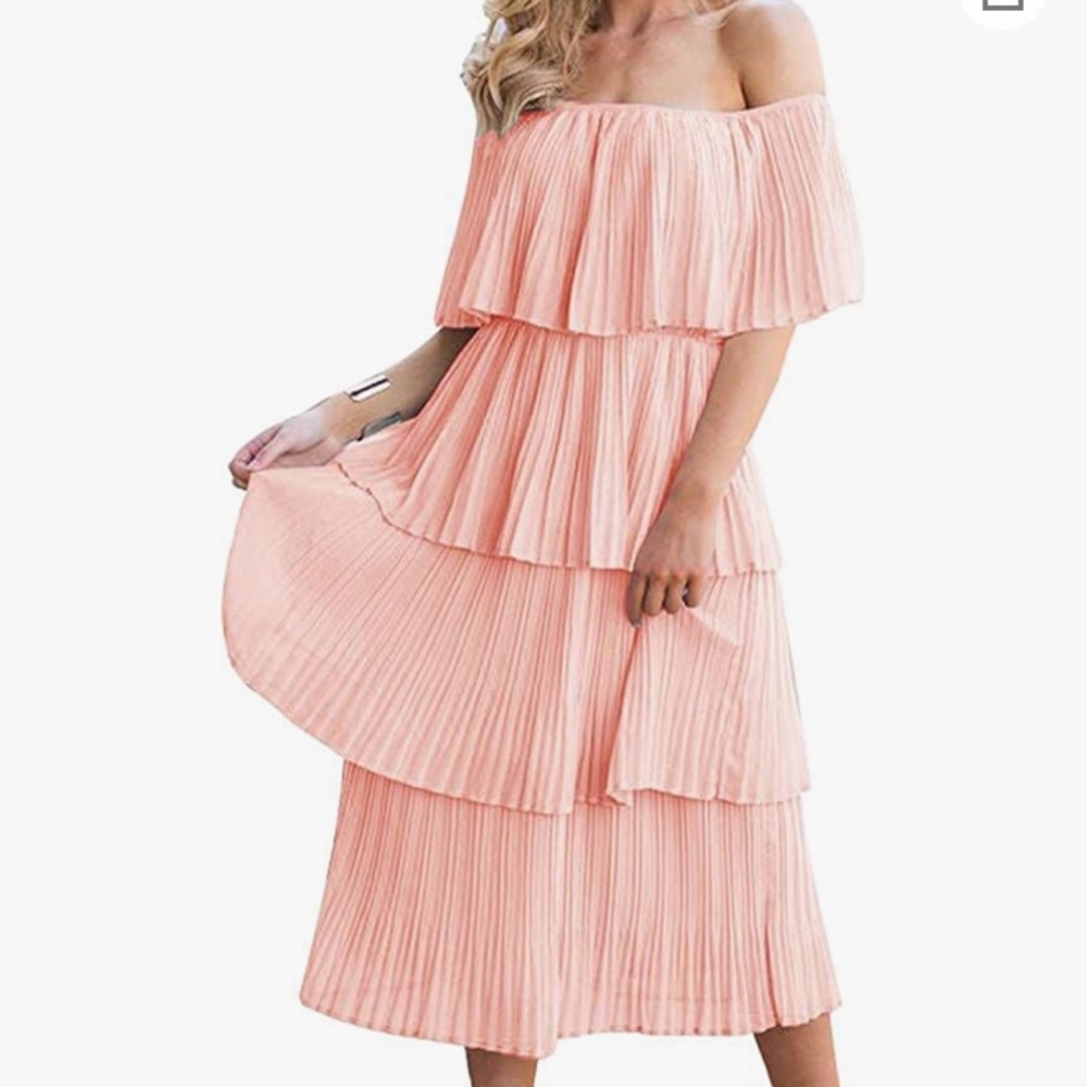 Pink Midi Dress